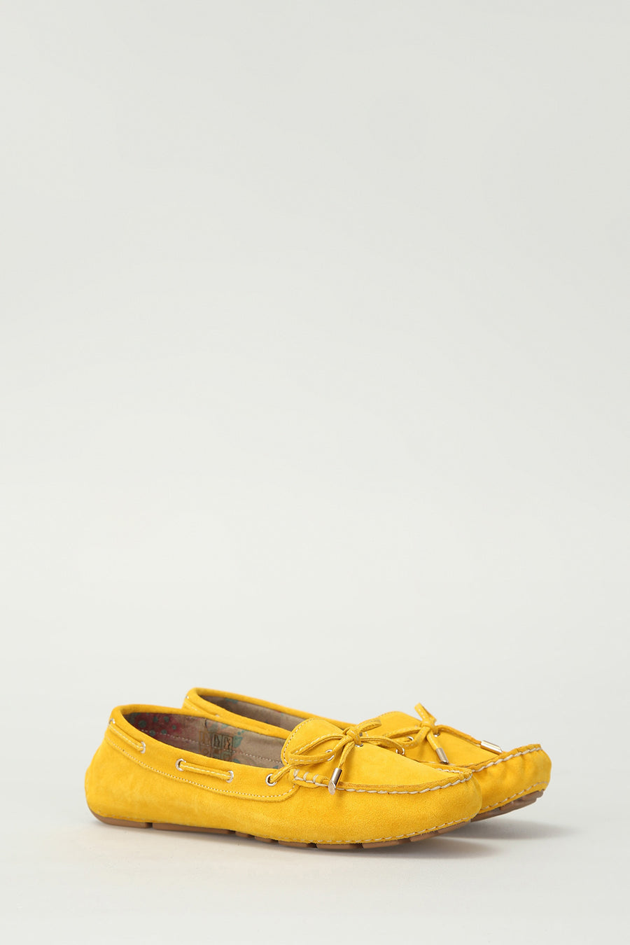 Süet Sarı Kadın Deri Loafer