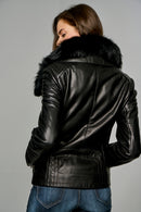 New Cortina Women's Leather Jacket | Derimod