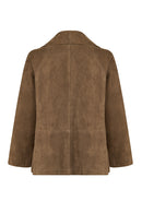 Florida-X Woman Mink A-Form Suede Jacket | Derimod