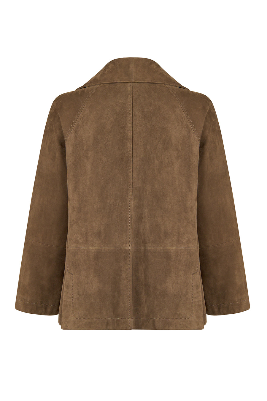 Florida-X Woman Mink A-Form Suede Jacket