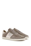 Women's Mink Lace-Up Suede Leather Sneakers | Derimod