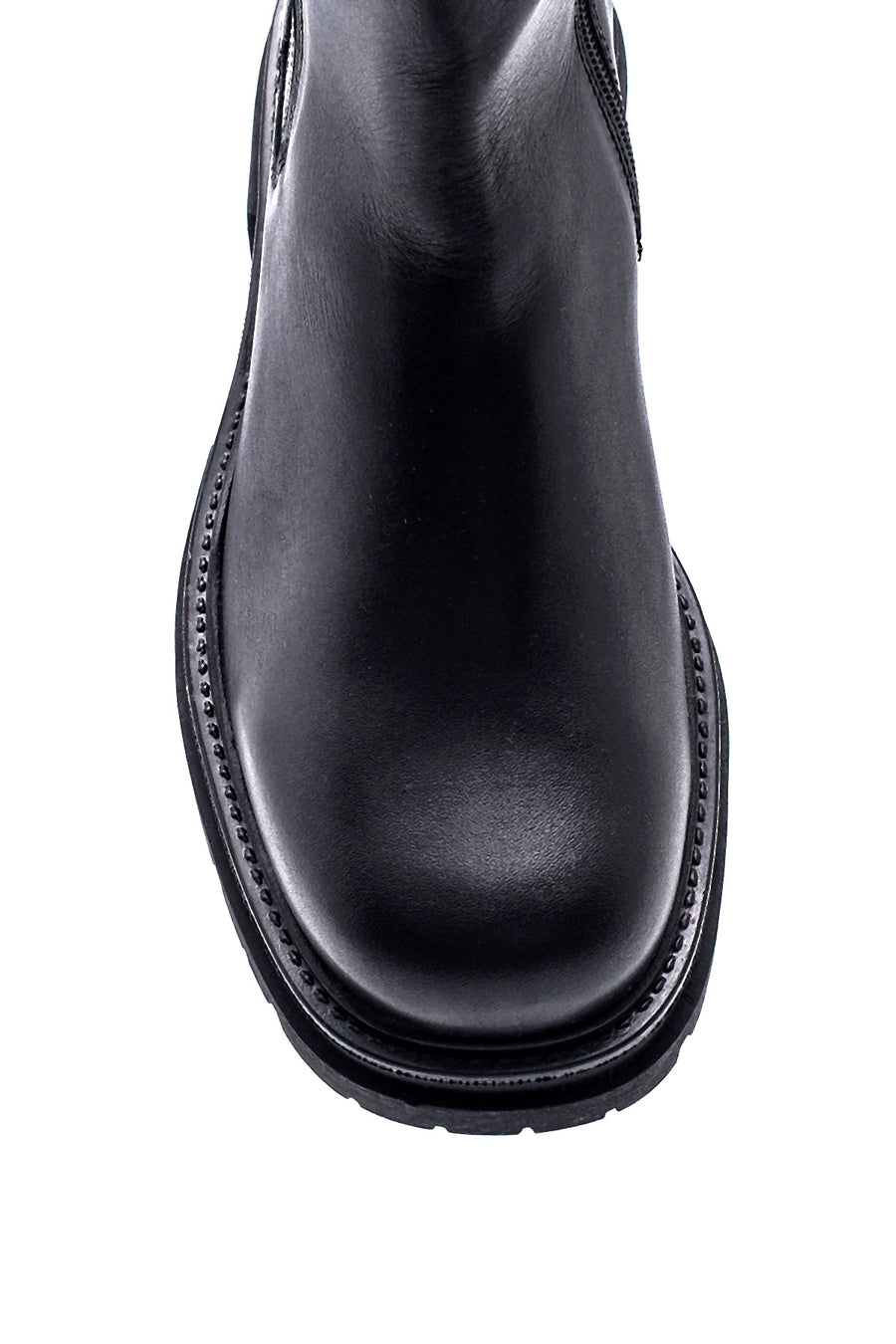 Women's Leather Zippered Long Boots