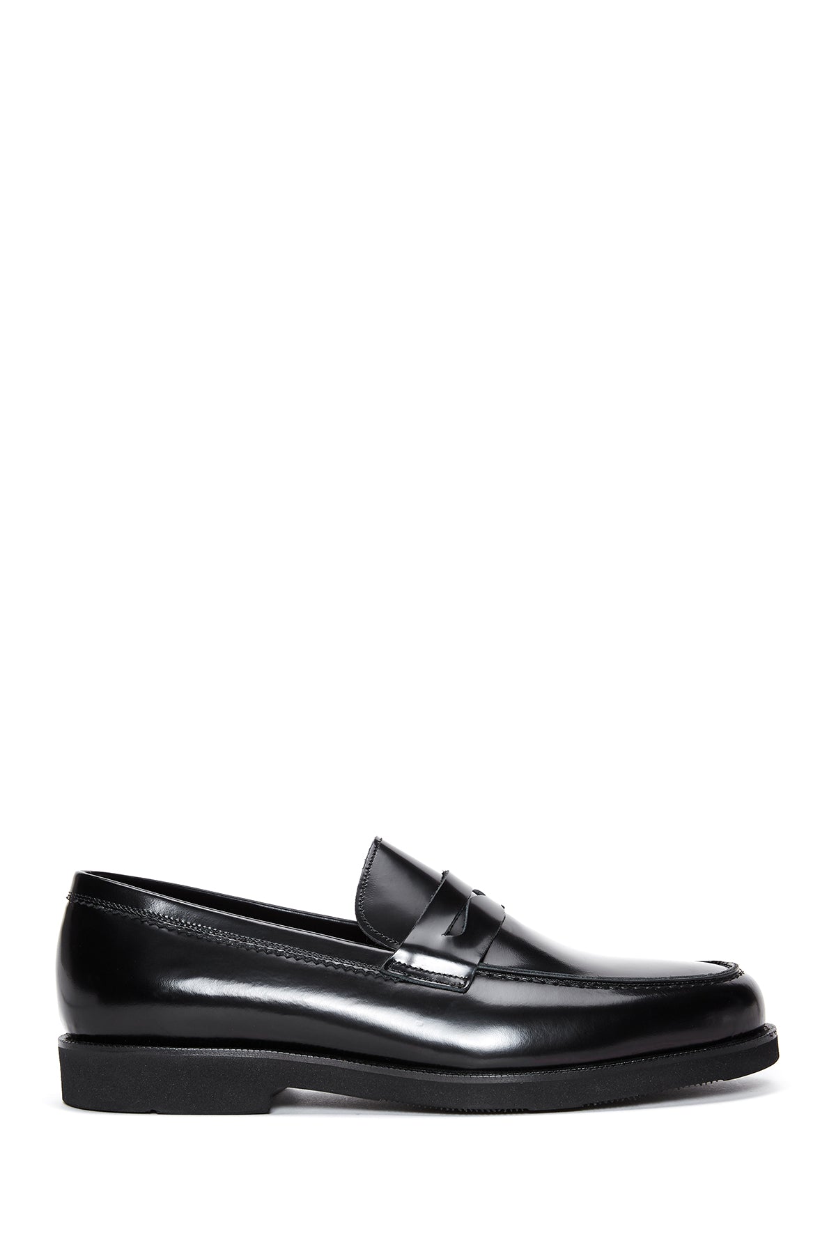 Erkek Siyah Deri Klasik Loafer 23WFD600822 | Derimod