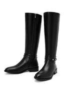 Women's Black Zippered Accessory Detailed Boots | Derimod