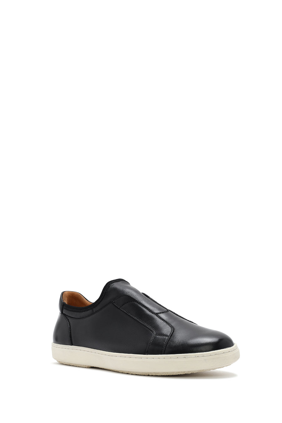 Men's Black Leather Sneaker