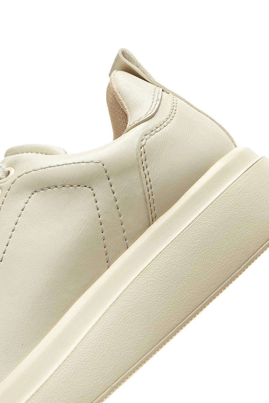 Kadın Bej Kalın Tabanlı Sneaker