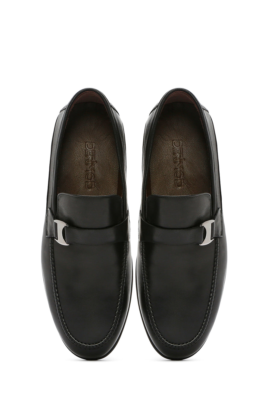 Men's Black Leather Classic Loafer