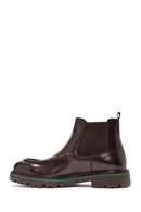 Men's Brown Leather Chelsea Boots | Derimod