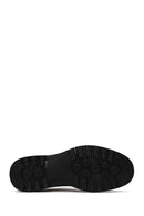 Derimod Fly Male Navy Blue Lace-Up Thick-Soled Leather Casual Shoes | Derimod