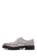 Men's Mink Suede Leather Casual Shoes | Derimod