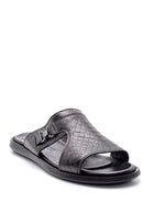 Men's Leather Slippers | Derimod