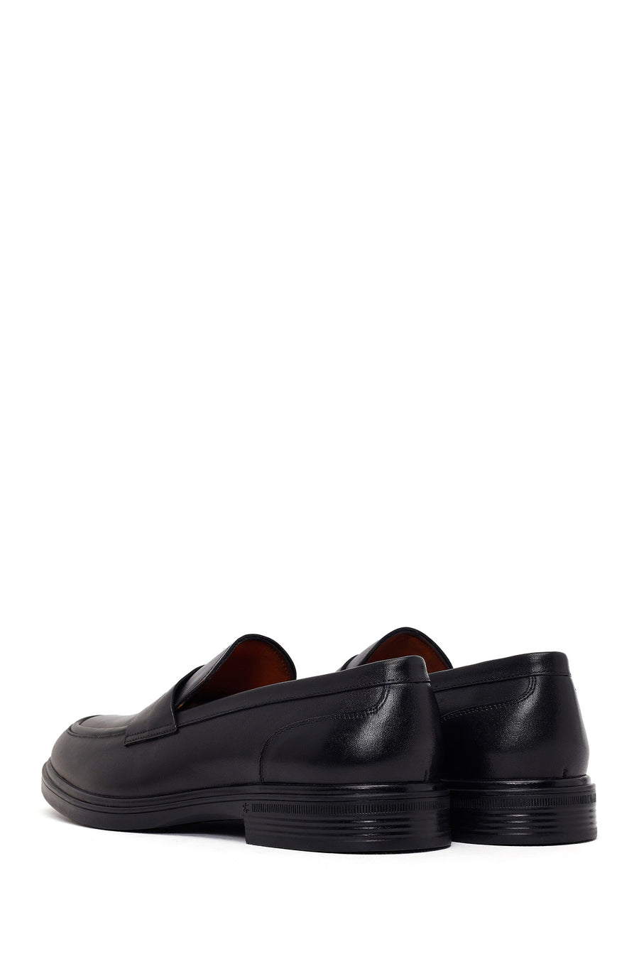 Erkek Siyah Deri Casual Loafer