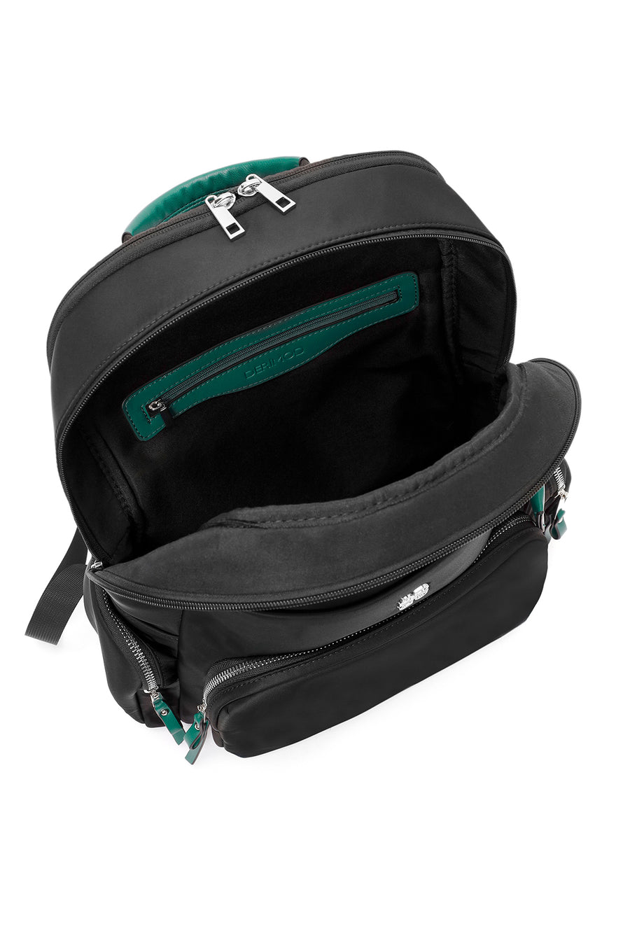 Women's Black Fabric Backpack