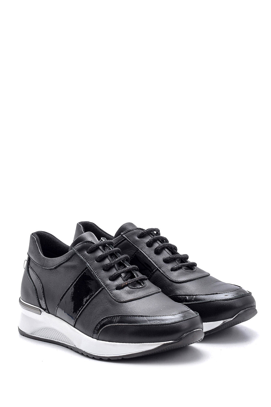 Kadın Rugan Detaylı Sneaker