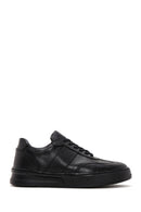 Men's Black Leather Sneaker | Derimod