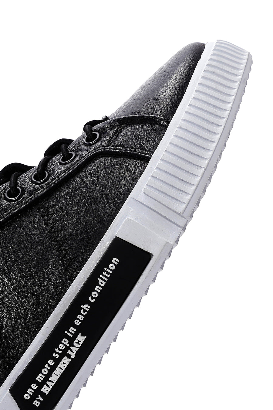Hammer Jack Erkek Sıyah Toscana Deri Sneaker