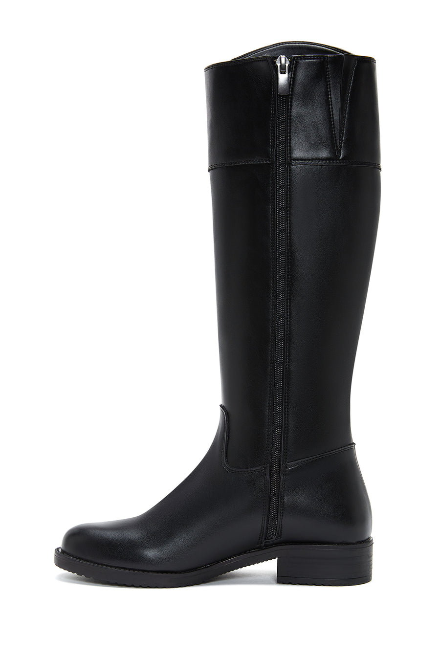 Women's Black Zippered Boots