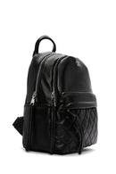 Women's Black Quilted Backpack | Derimod