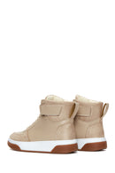 Women's Beige High Top Sneaker | Derimod