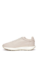 Erkek Bej Deri Sneaker | Derimod