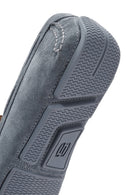 Erkek Lacivert Süet Deri Loafer | Derimod
