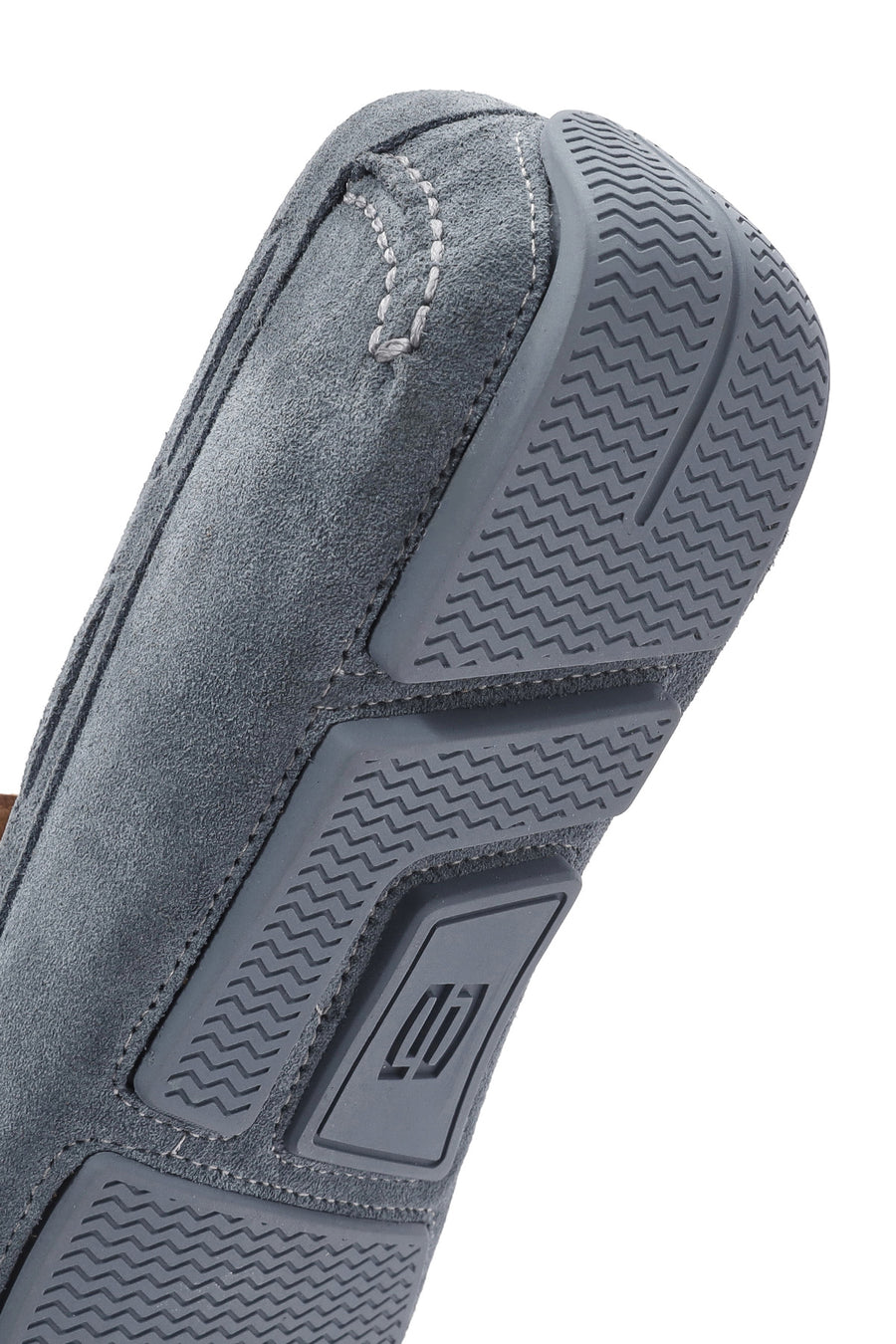 Erkek Lacivert Süet Deri Loafer