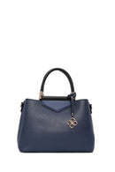 Women's Navy Blue Classic Handbag | Derimod