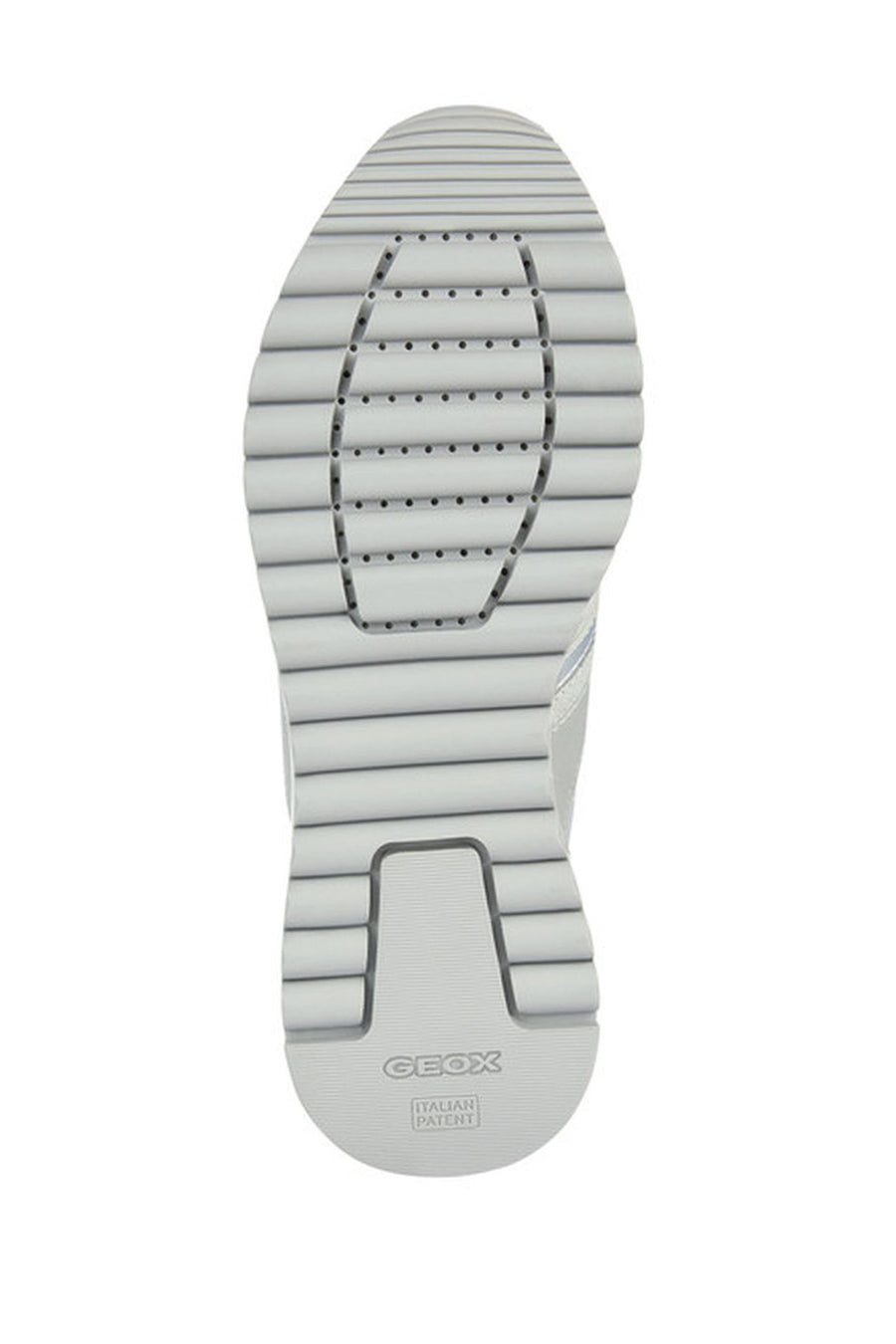 Geox Women's Gray Desya Laced Thick Soled Sports Shoes