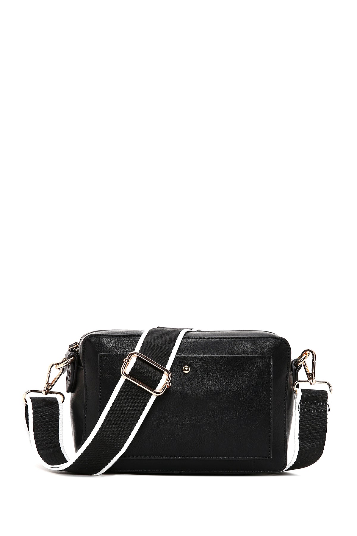 Women's Black Long Strap Crossbody Bag 24SBD2712FT | Derimod