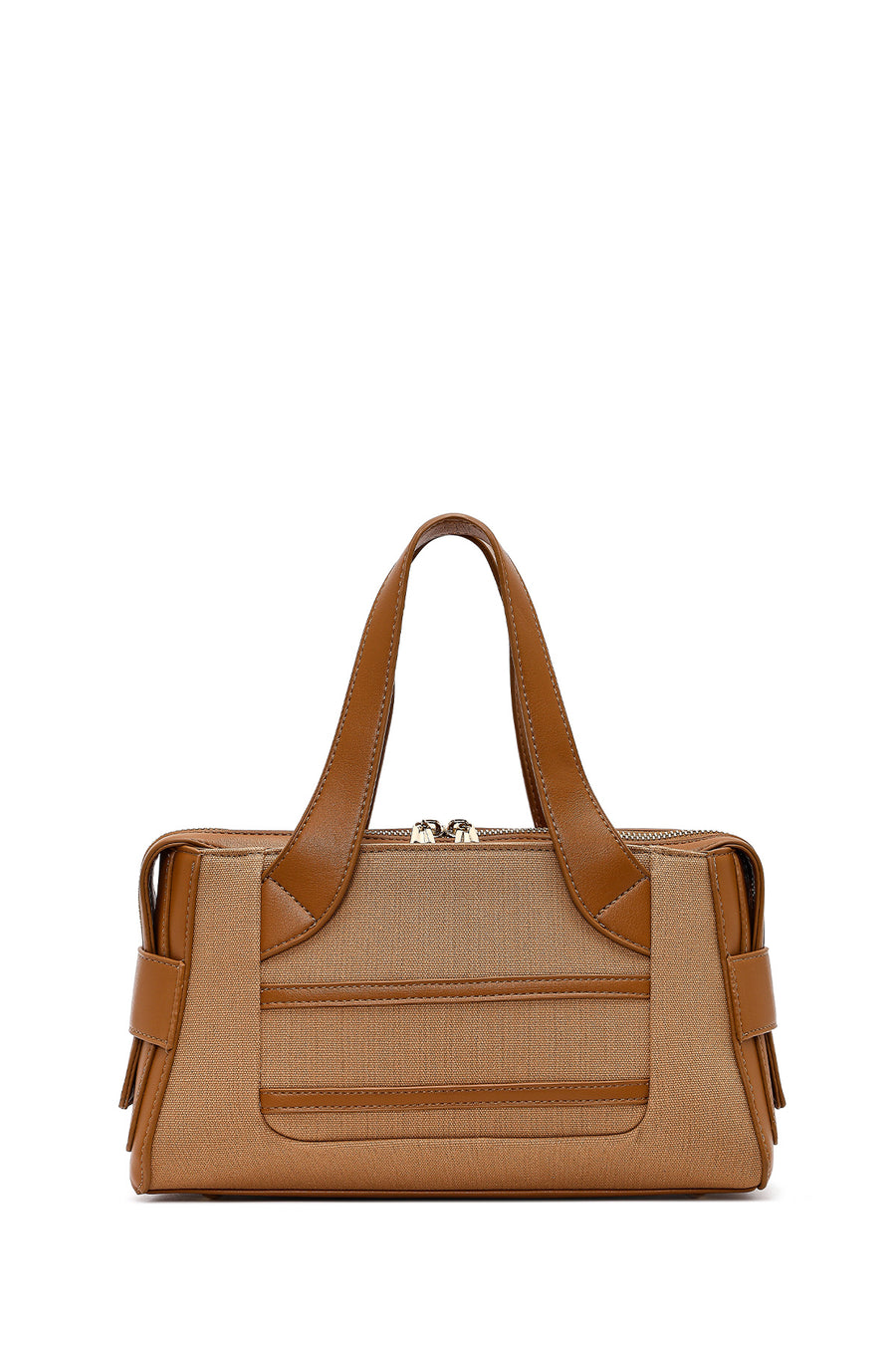 Women's Brown Long Strap Classic Handbag
