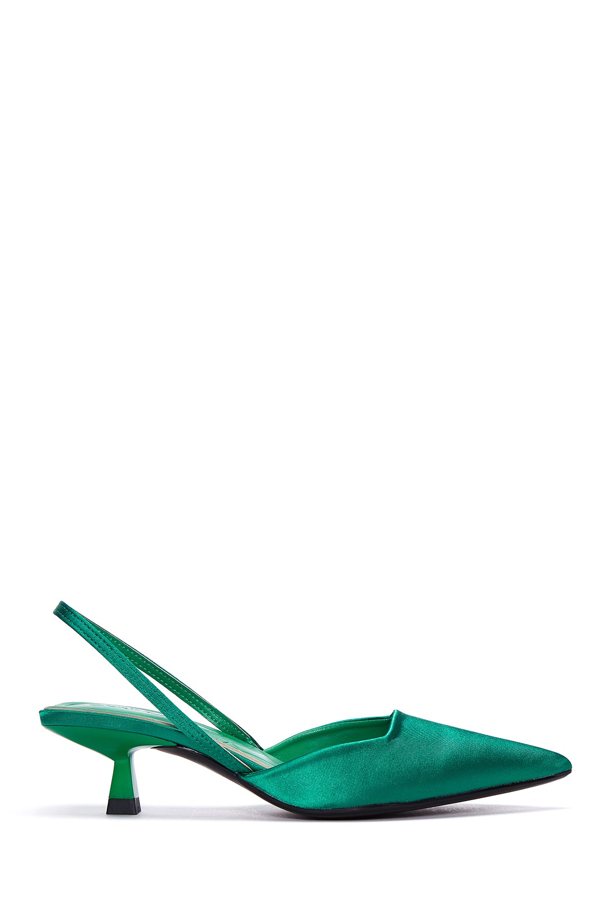 Women's Green Pointed Toe Heeled Shoes 22SFE49436F | Derimod