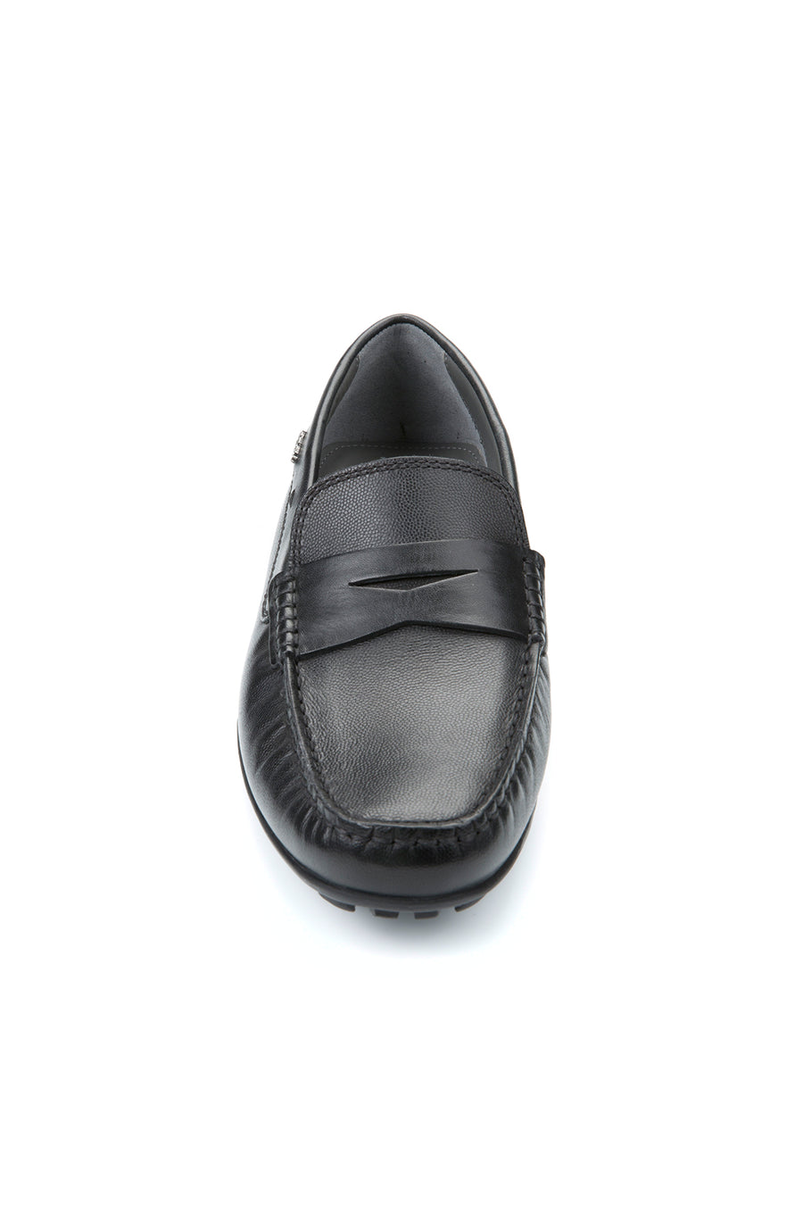 Geox Erkek Siyah U Moner 2Fit Casual Deri Loafer