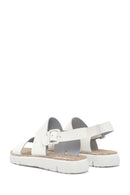 Camper Women's White Oruga Sandals | Derimod