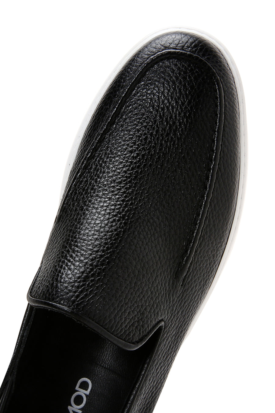 Erkek Siyah Deri Spor Loafer
