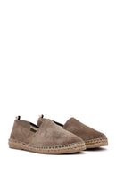 Men's Mink Suede Espadrilles | Derimod