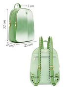 Women's Green Faux Leather Backpack | Derimod