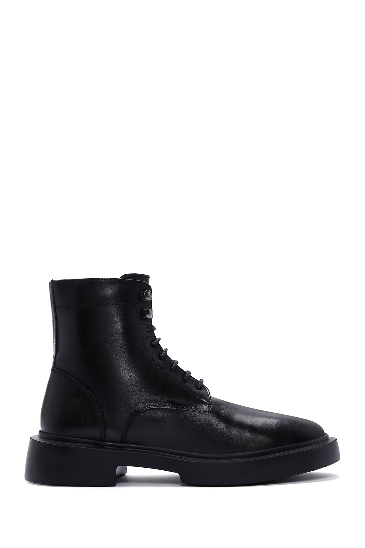 Men's Black Leather Boots 23WFD640818 | Derimod