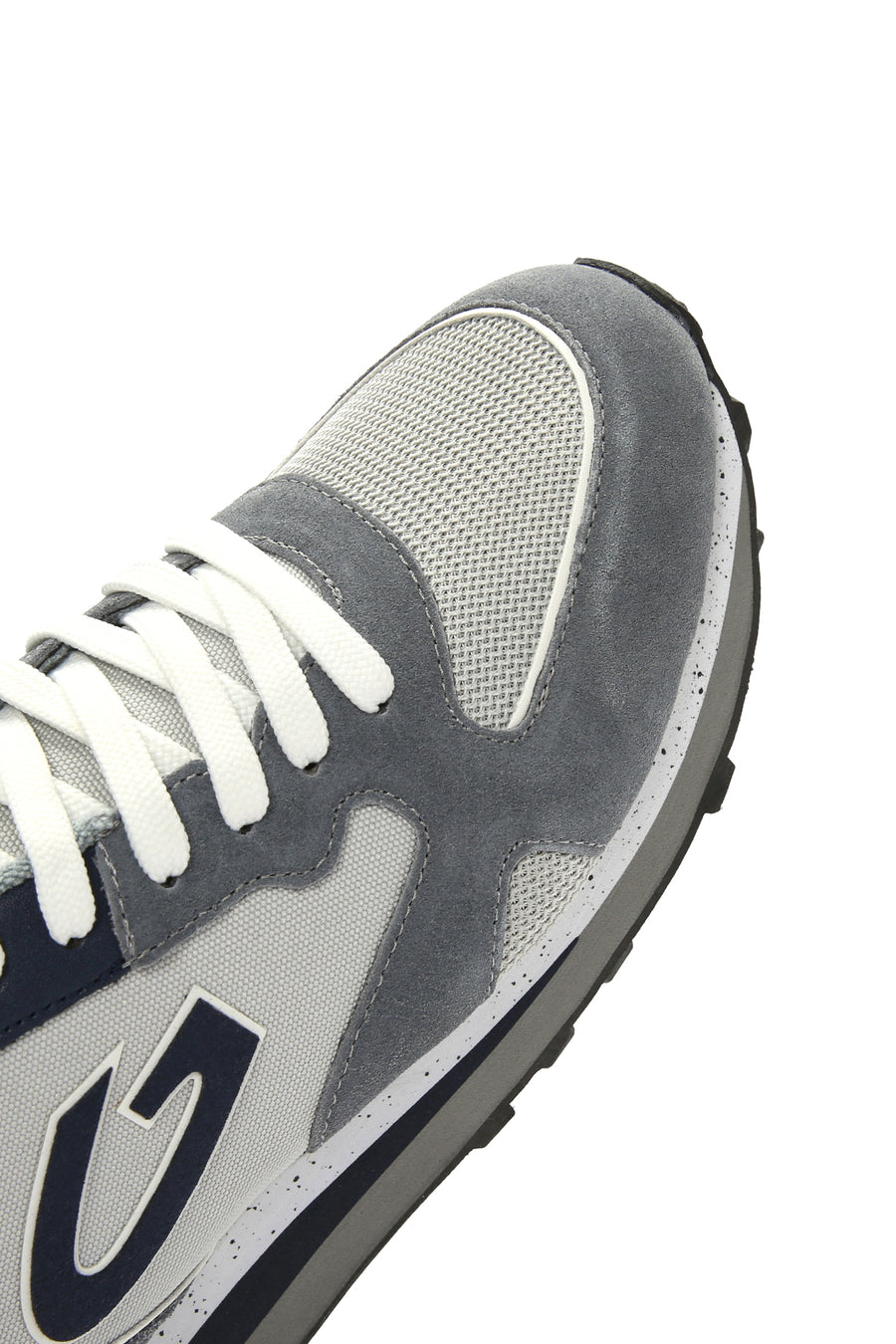Alberto Guardiani Men's Gray Black Wen Thick Soled Sneaker