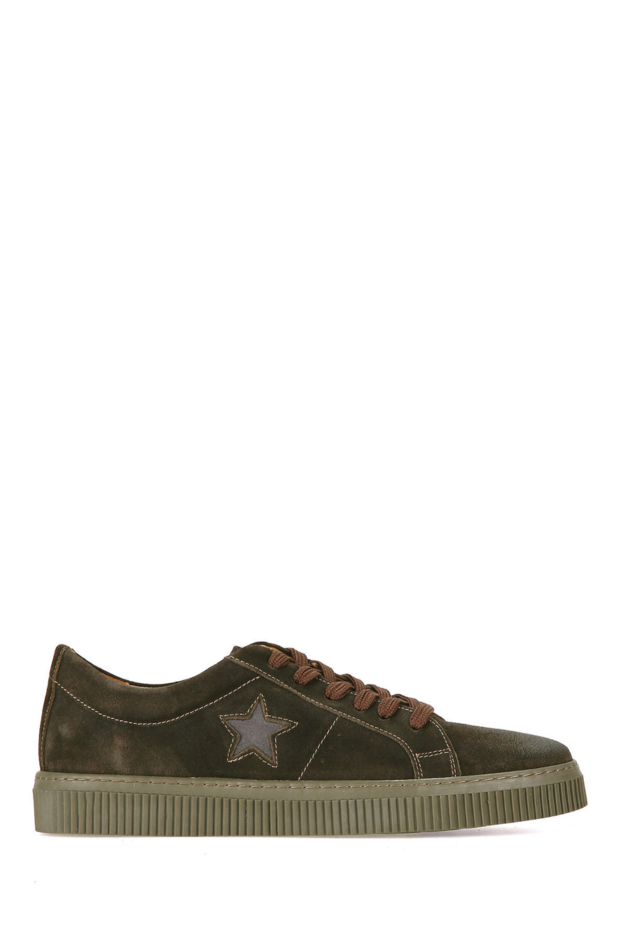 Star Patterned Men's Suede Shoes