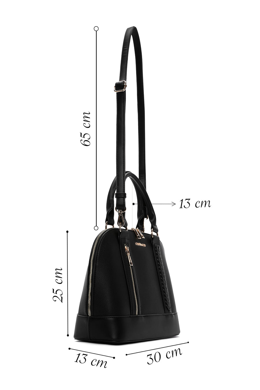 Women's Black Shoulder Bag