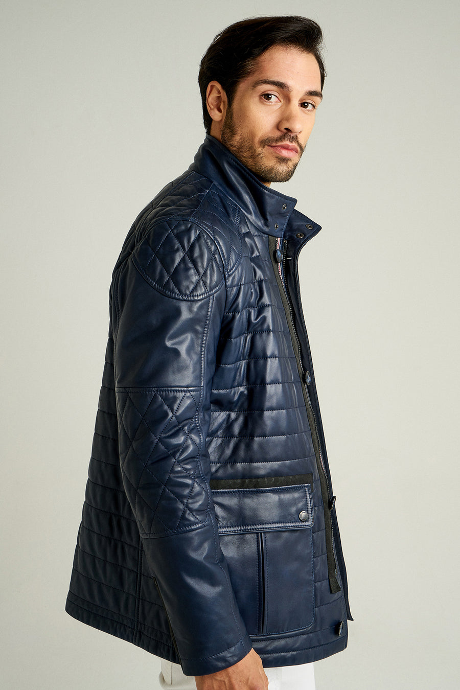 Silvana Men's Leather Jacket
