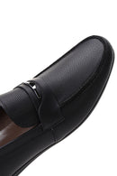 Men's Black Leather Casual Loafer | Derimod