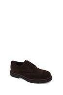 Male Brown Lace-up Suede Casual Shoes | Derimod