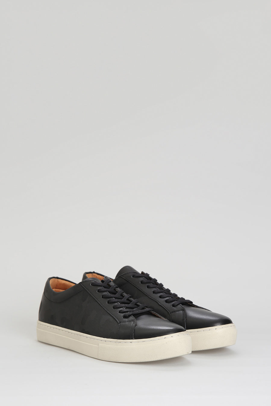 Camouflage Pattern Men's Leather Sneaker