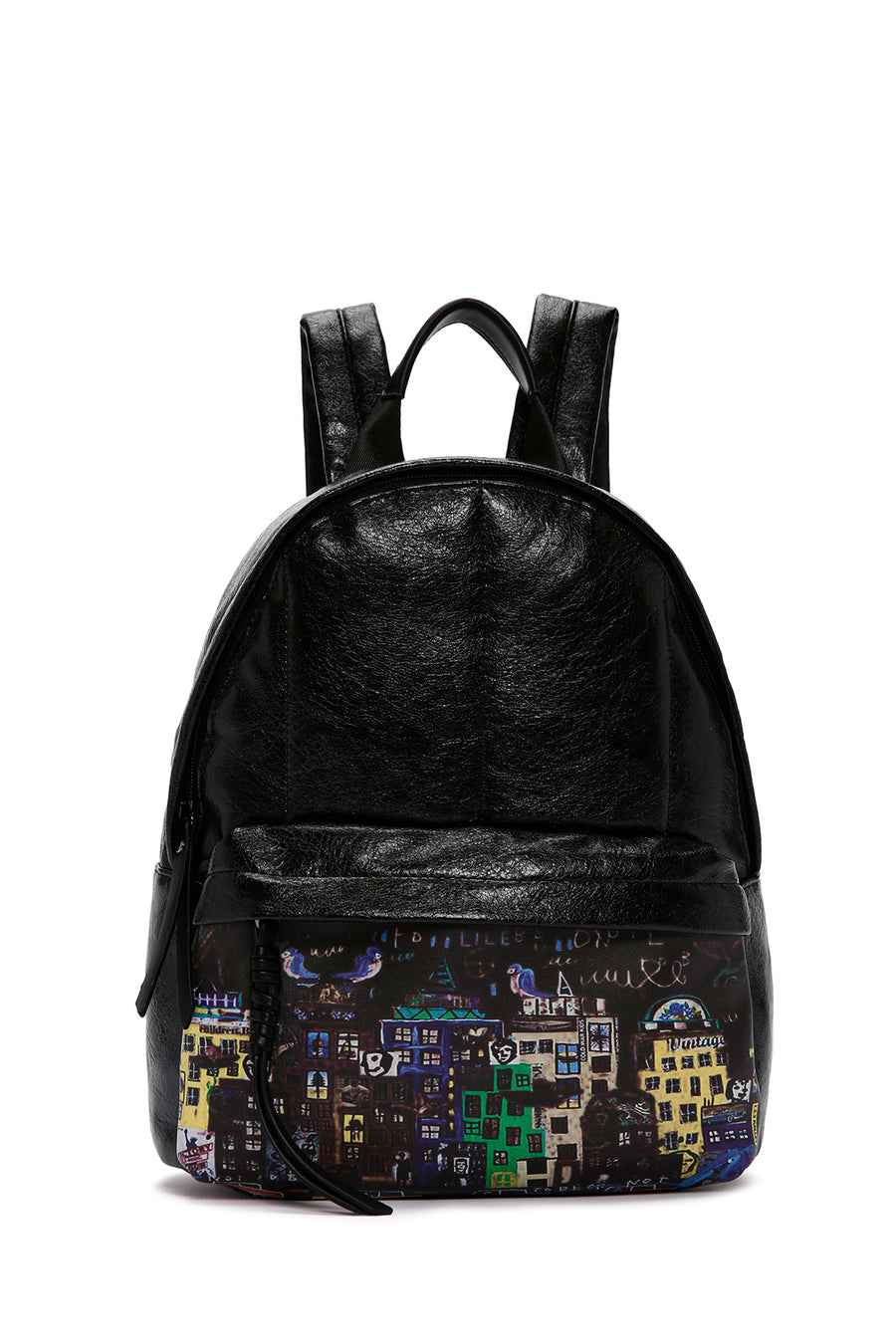 Women's Black Printed Backpack 23WBD256026 | Derimod