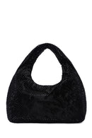 Women's Black Stone Handbag | Derimod