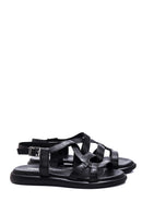 Women's Leather Comfort Sandals | Derimod