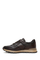 Men's Brown Leather Sneaker | Derimod