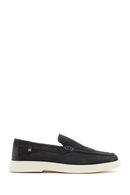 Erkek Gri Süet Deri Casual Loafer | Derimod