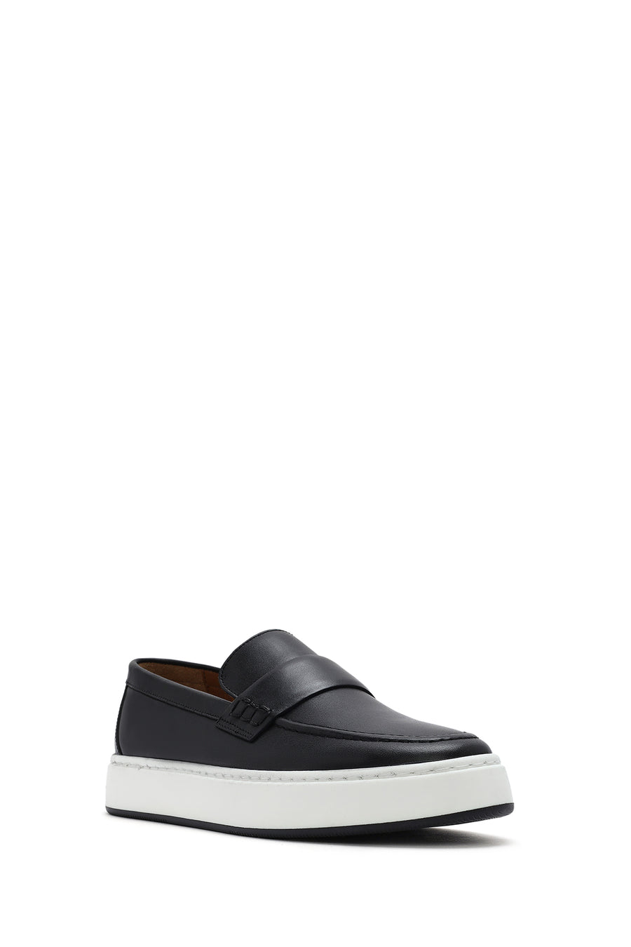 Erkek Siyah Deri Loafer